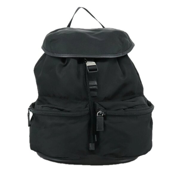 PRADA Backpack Nylon Black Auth - Picture 1 of 15